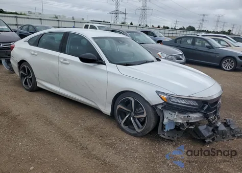2022 Honda Accord Sport Se из США, поврежденный, VIN 1HGCV1F45NA120376